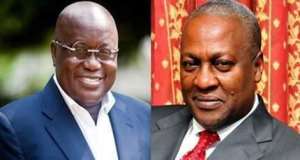 Akufo-Addo and John Dramani Mahama
