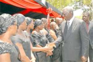 Former Chief Justice Wiredu Laid To Rest