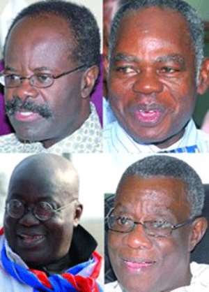 Flag Bearers of the NDC, NPP, CPP  PNC