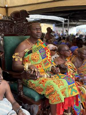 Osagyefo Ampem Anye Amoampong Tabrako III-Paramount Chief of Wenchi Traditional Area.
