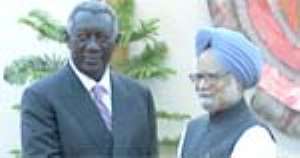 Kufuor Visits India