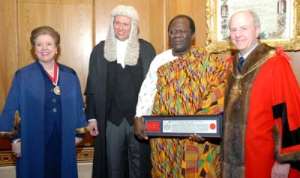 Ghanas High Commissioner To UK Receives Award
