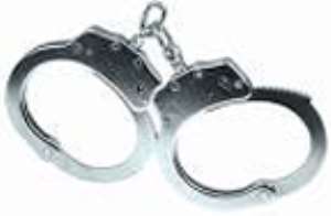 Student-thief in police grips