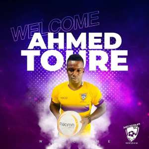 Striker Ahmed Toure excited to be back in Ghana to play for Medeama SC