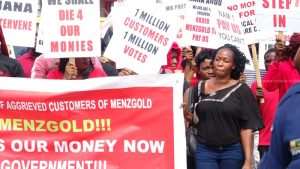Kumasi: Menzgold Customers Stage Demo