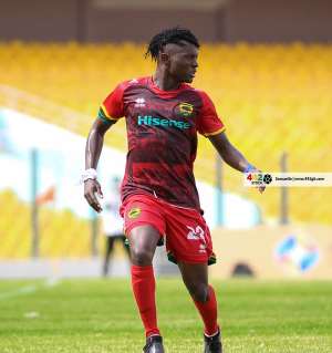 Kotoko Defender Christopher Nettey begins gym works as he steps up recovery