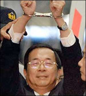 Former Taiwan President Detained