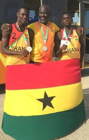 Ghana Beach Volleyball Star Carboo Thanks SWAG