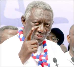 Ex President John Agyekum Kufuor should not stab Akufo Addo in the back by attending Mahama’s inauguration.