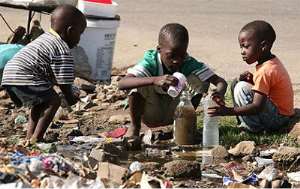 Kids toying with a potential cholera infection