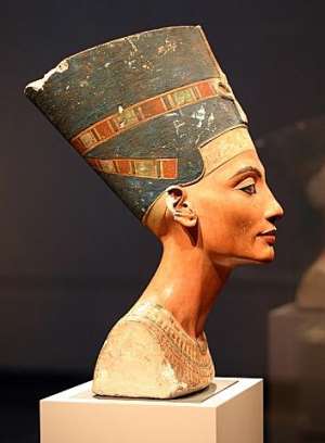 Nefertiti, Egypt, now in Neues Museum, Berlin, Germany
