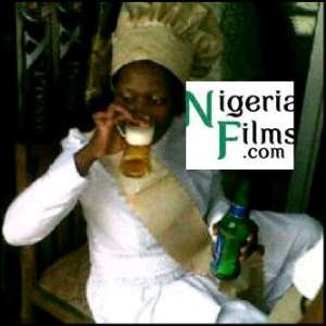 FUNNY PICTURE: Prophetess Caught Drinking Beer