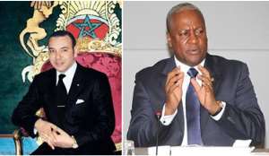 Morocco's King Mohammed And Ghana President