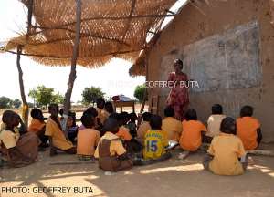 Near Collapse Mud Structures Threaten Niisbuiga Primary School