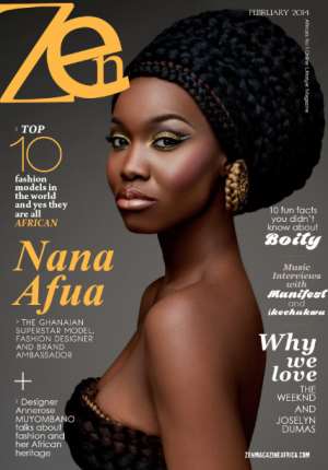 Nana Afua Antwi, 1st Ghanaian Model To Win Britains Top Model Of Colour