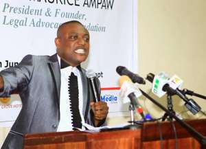 Lawyer Maurice Ampaw