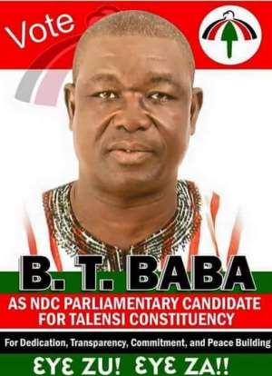 Talensi By-Election: Provisional Results Point To Victory For NDC's BT Baba