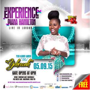 Diana Hamilton To Hold 'Experience With Diana Hamilton 2015 Concert' And Album Launch In London