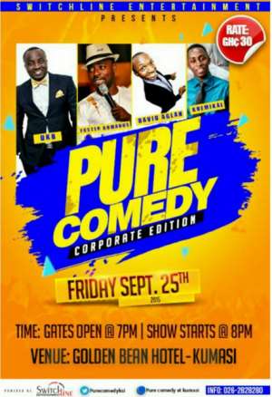 Pure Comedy: 4 Of Ghanas Best Stand-Up Comedians To Rock Ashanti