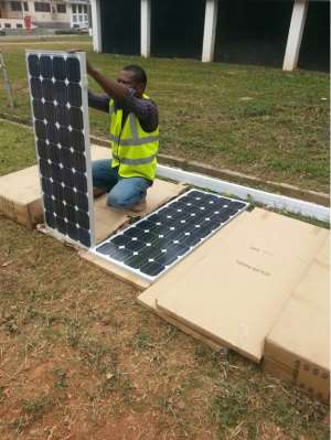 1995 Year Group Constructs 850 Watts Solar Power At Prempeh College