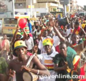 How Kumasi celebrated Stars' victory
