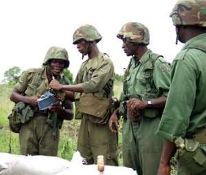 GhanaNATO troops in joint military exercise