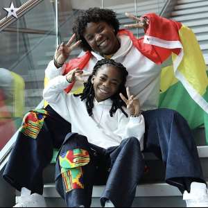 Afronita and Abigail, representing Ghana on the British Got Talent.