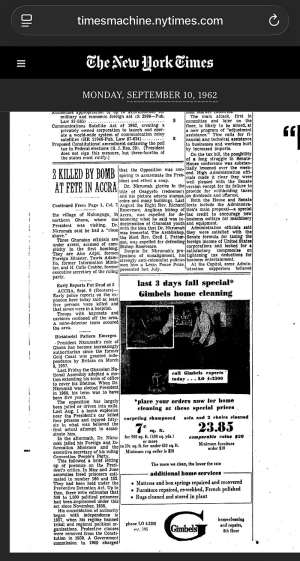 Osagyefo, . It only took 57 years.