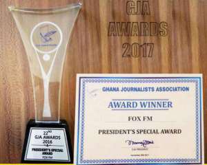 Fox FM Grabs President’s Special Award