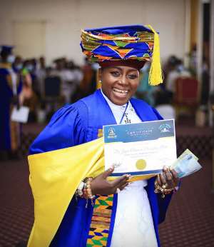 Akumaa Mama Zimbi graduates from Bible school