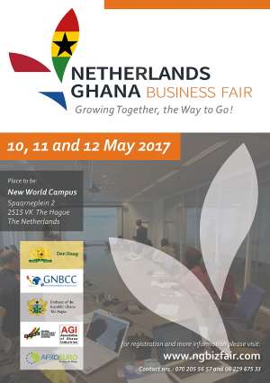 Netherlands – Ghana Business Fair Slated For May 2017