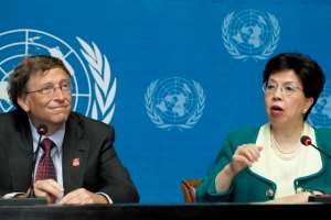 Bill Gates and former World Health Organization Director, Margaret Chan