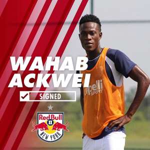OFFICIAL... Former Inter Allies Defender Wahab Ackwei Joins New York Red Bulls