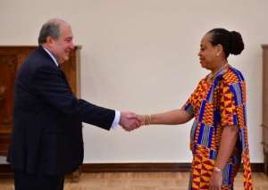 Ghana's Ambassador Present Credentials To Armenian President