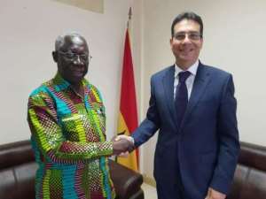 Egyptian Ambassador Visits Yaw Osafo Maafo