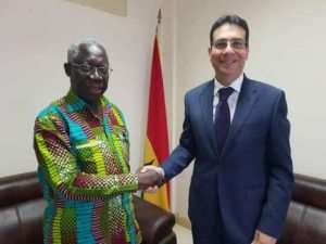 New Egyptian Ambassador Pays Courtesy Call On Senior Minister