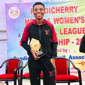 Mercy Amorkor Tagoe wins best player award in India