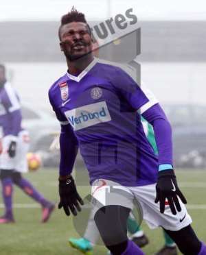 Ghana defender Kadri Mohammed comes off the bench to provide assist in Austria Wien 4-0 mauling of Sturm Graz