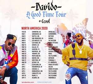Davido To Tour 22 Cities In North America