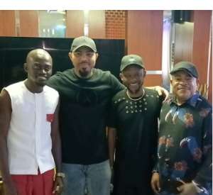 Lilwin welcomes Nollywoods Ramsey Nouah,Awilo Sharp Sharp to Ghana for movie shoot