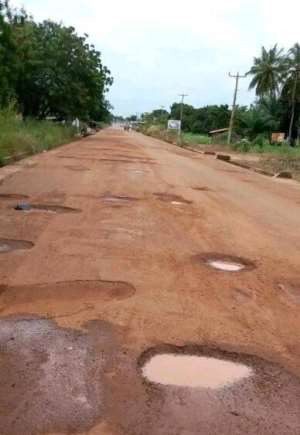 Anlo-Afiadenyigba drivers angry over deplorable roads