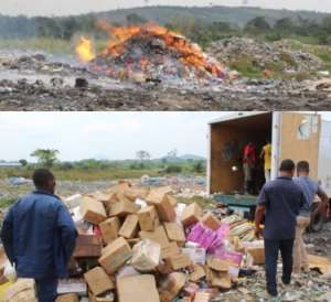 50 Cartons Of Unwholesome Cosmetic Products Destroyed