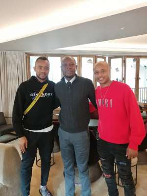 Black Stars Coach C.K Akonnor Visits Ayew Brothers In Wales