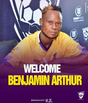 Medeama SC strengthens squad with the signing of midfielder Benjamin Arthur