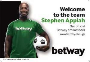 Betway Unveils Stephen Appiah As Brand Ambassador