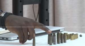 Ayawaso Commission: Sam George Tenders 29 Bullet Casings