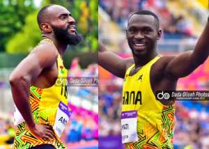 Benjamin Azamati right and Joseph Amoah will be seeking Olympic ticket during the African Games