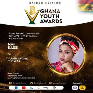 Ghana Youth Awards 21: Naf Kassi Bags Artist Of The Year Nomination