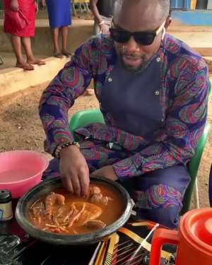 Kwame Oboadie spends about GHc10k on fufu