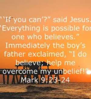 Jesus ask: Do you believe I am able to do this?